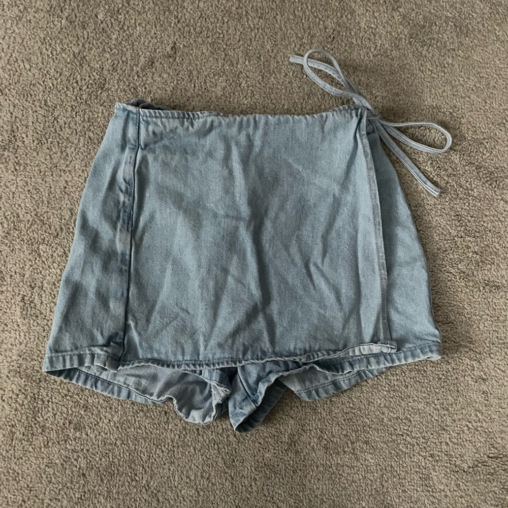 Denim Skort